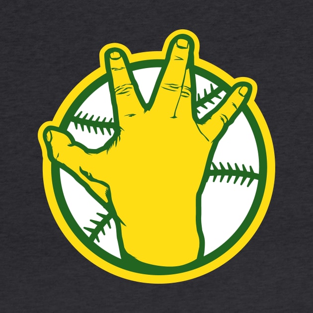 Oakland A's Westside Hand Sign Design by OrganicGraphic